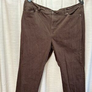 Gloria Vanderilt Amanda Brown Jeans size 20W
